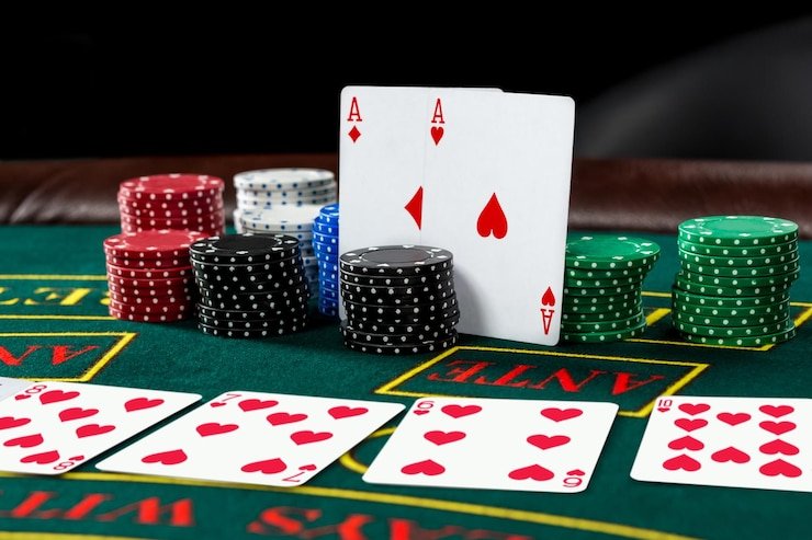 Bandar Ceme table on hujantoto 888 showing domino tiles and player positions